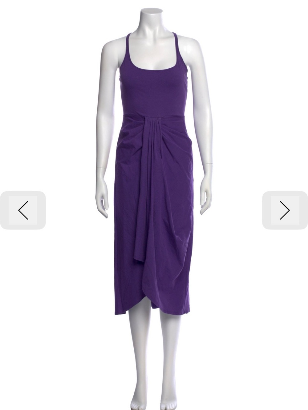 Rebecca Taylor Scoop Neck Midi Dress